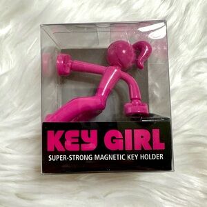 Pink Key Girl Magnetic Key Holder New